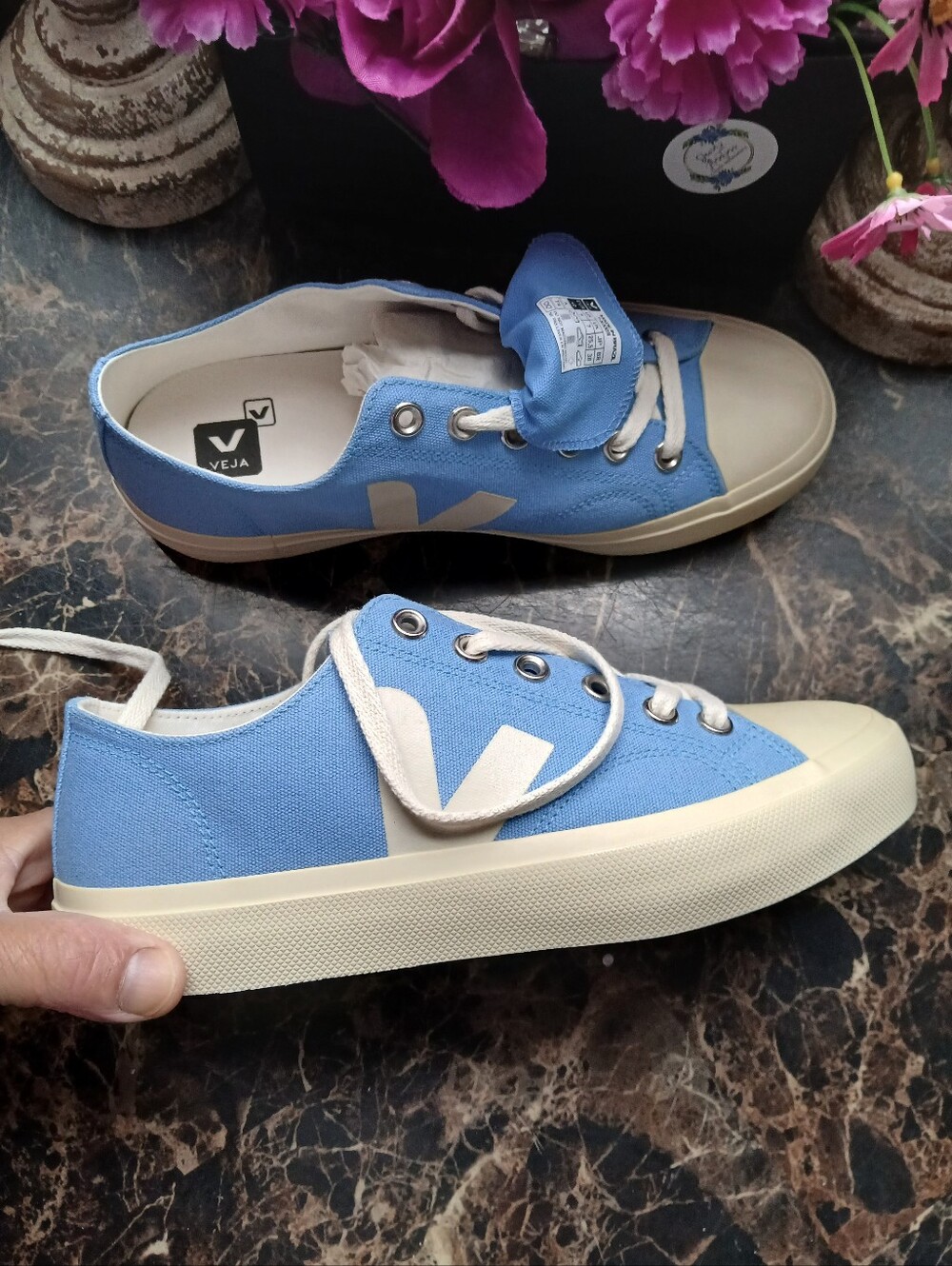 Veja Wata II Low Canvas Comfort/Lifestyle Shoes Size 40 EU 9 USA for Women - Picture 4 of 9